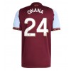 Aston Villa Amadou Onana #24 Hemmakläder 2025-26 Kortärmad